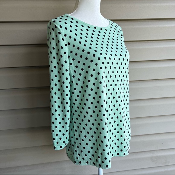 •Talbots• Polka Dot Knit Pullover Top - Size XLP - Picture 4 of 7